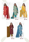 Naisha Vol 43 By Suryajyoti Jam Satin Printed Dress Material Wholesalers In Surat
